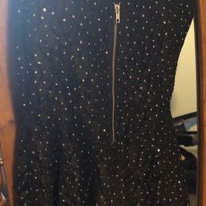 Black party dress with ‘sparkles’